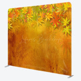 Lofaris Maple Leaves Autumn Vibe Square Tension Backdrop